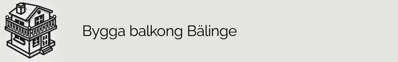 Bygga balkong Bälinge